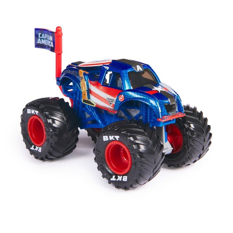Monster Jam – 1:64 Marvel Single-Captain America (6071333)
