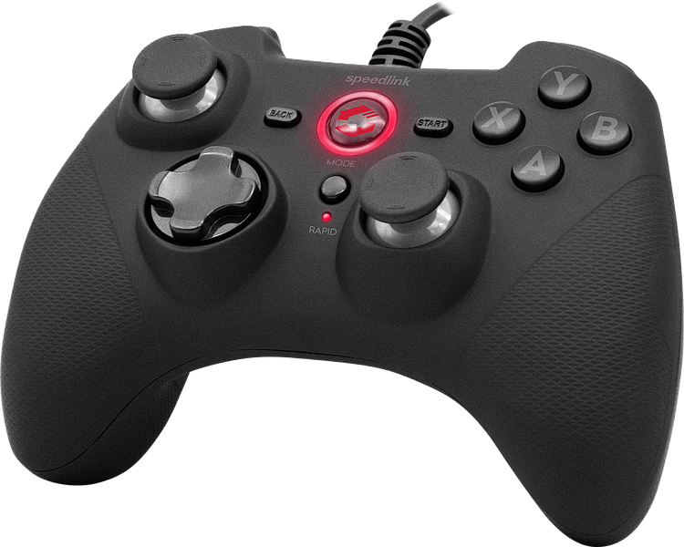 Speedlink - Rait Gamepad for PC/PS3/Switch Rubber Black