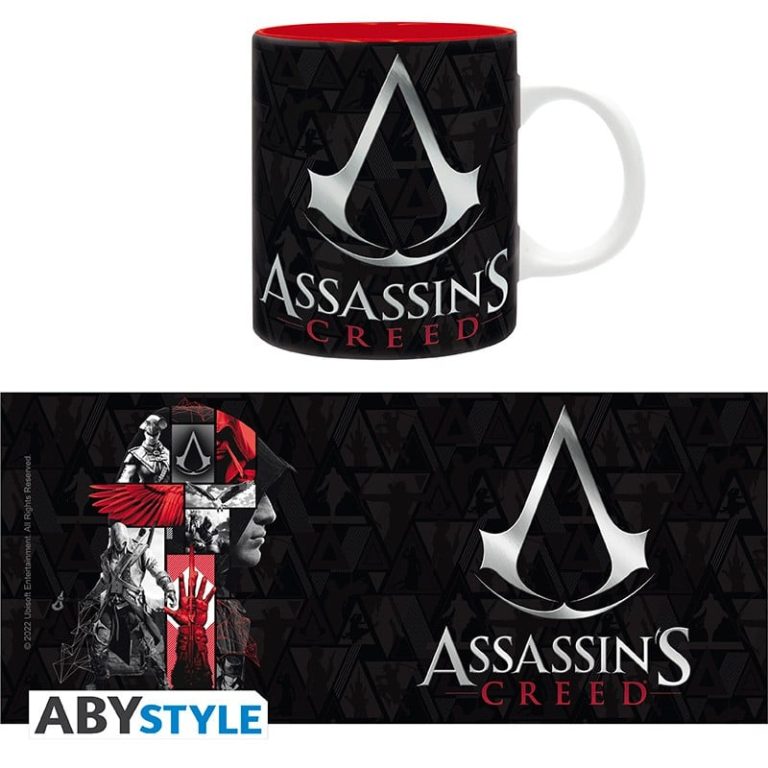 ASSASSIN’S CREED – Mug – 320 ml – Crest black & red – subli x2