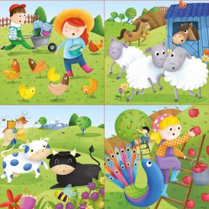 Educa - Puzzle - 6-9-12-16 Farm Animals (80-17145)