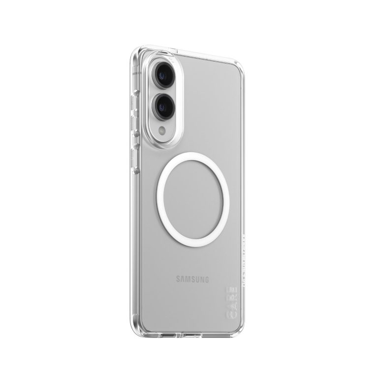 CARE by PanzerGlass – Flagship Case Transparent Urban Combat w. White Qi Compatible Samsung S25 Edge