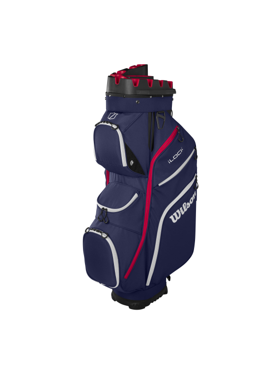 Wilson - iLock Cart Bag - Navy/White/Red