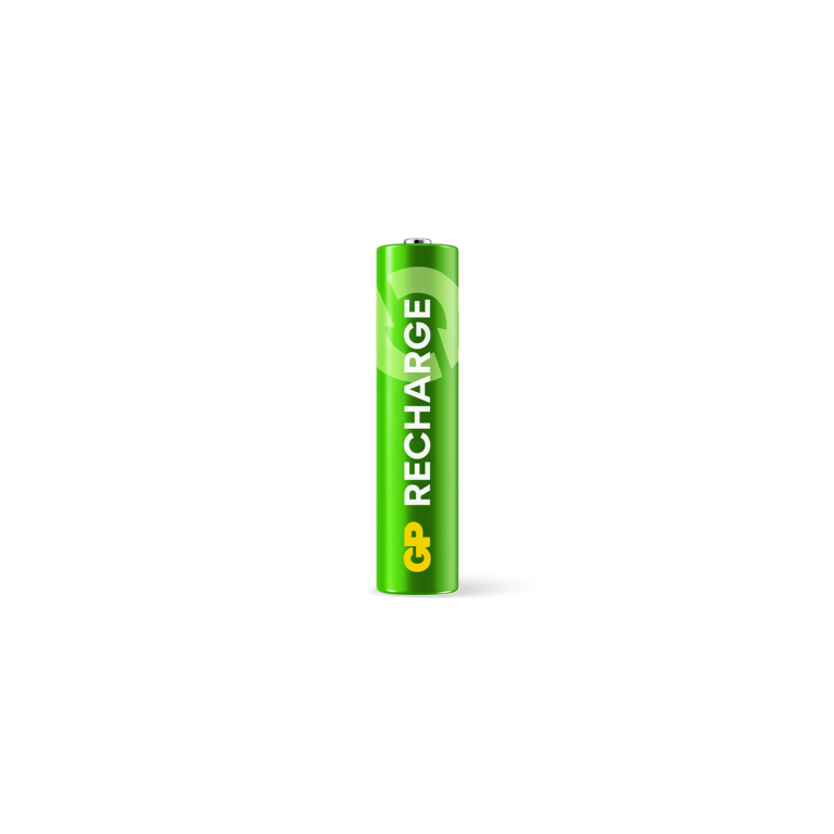 GP – Recharge Rechargeable Battery, Size AAA, 650 mAh, 4-pack