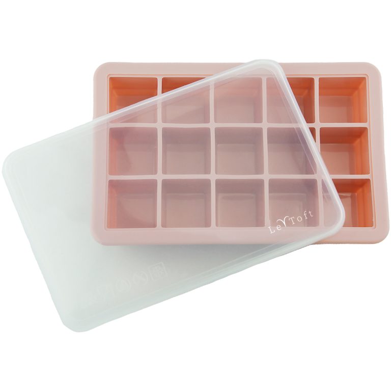 Le Toft – Baby Food Freezer Cubes – Smokey Rose – 15 compartments, each up to 20 ml