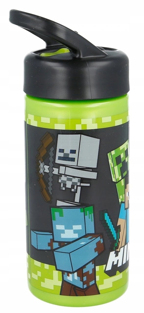 Stor - Sipper Water Bottle (410ml)  - Minecraft (088808718-40401)
