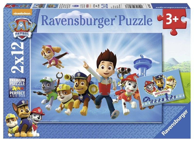 Ravensburger - Paw Patrol 2x12p puzzle - (10107586)