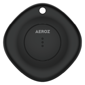 AEROZ - TAG-1000  Black - Key finder for use with iPhone - Works with Apple Find My app