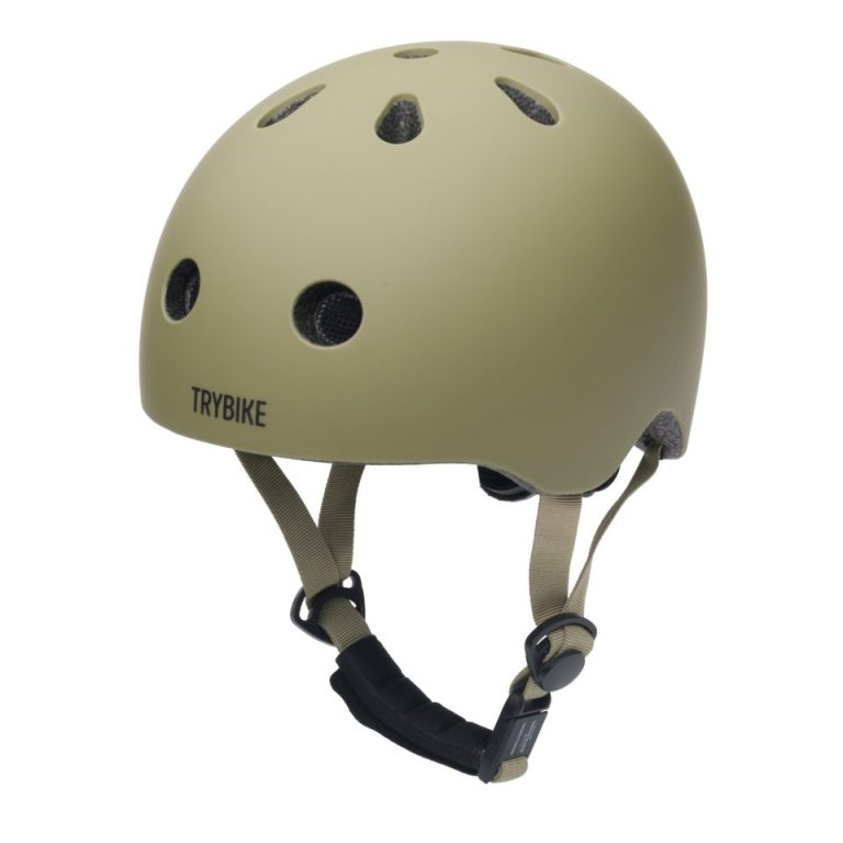 Trybike – Retro Helmet – Vintage Matte Green – XS