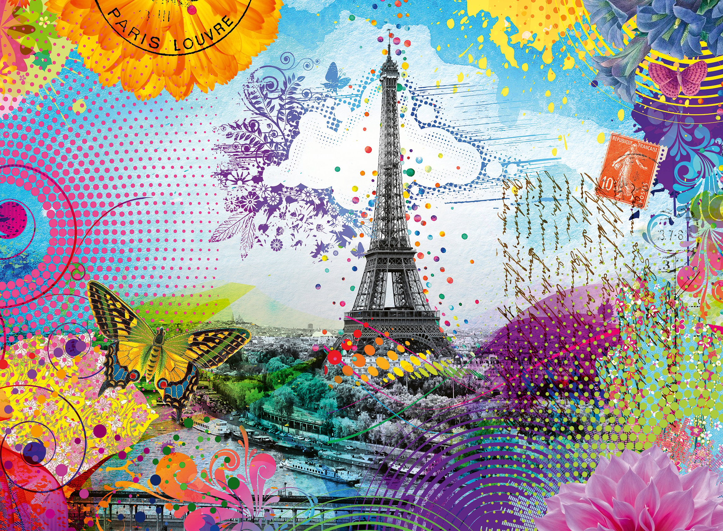 Ravensburger - Puzzle Postcard from Paris 500p (12000772)