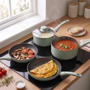 Progress BW14255G Neutrals 5 Piece Pan Set