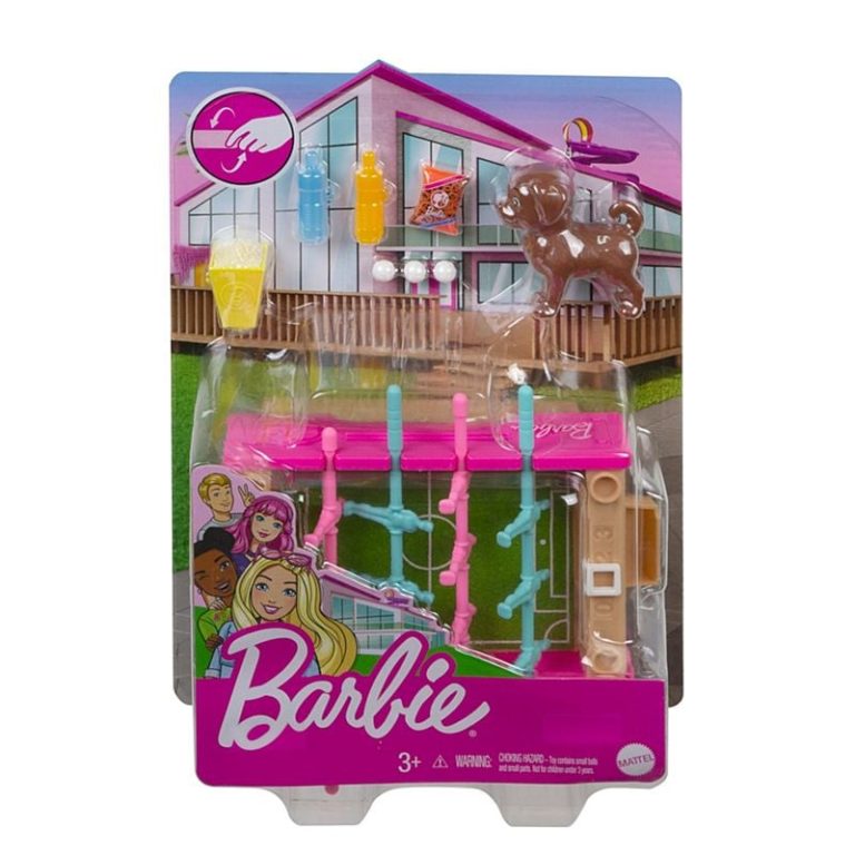Barbie – Football Table and Pet Mini Playset (GRG77)