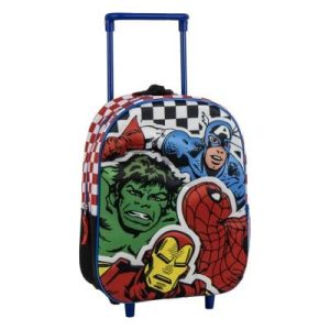 Cerda - Kids Backpack Trolley 3D - Avengers