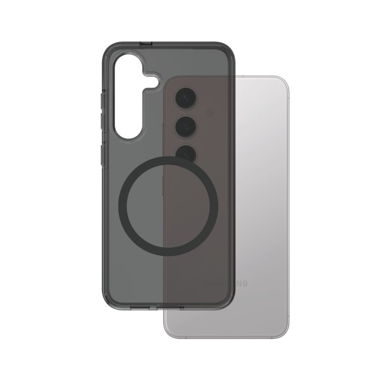 CARE by PanzerGlass – Flagship Case Urban Combat Smokey w. Black Qi Compatible Samsung Galaxy S 2025