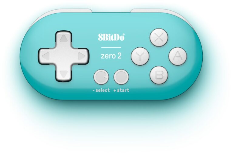 8BitDo Zero 2 Turquoise Edition