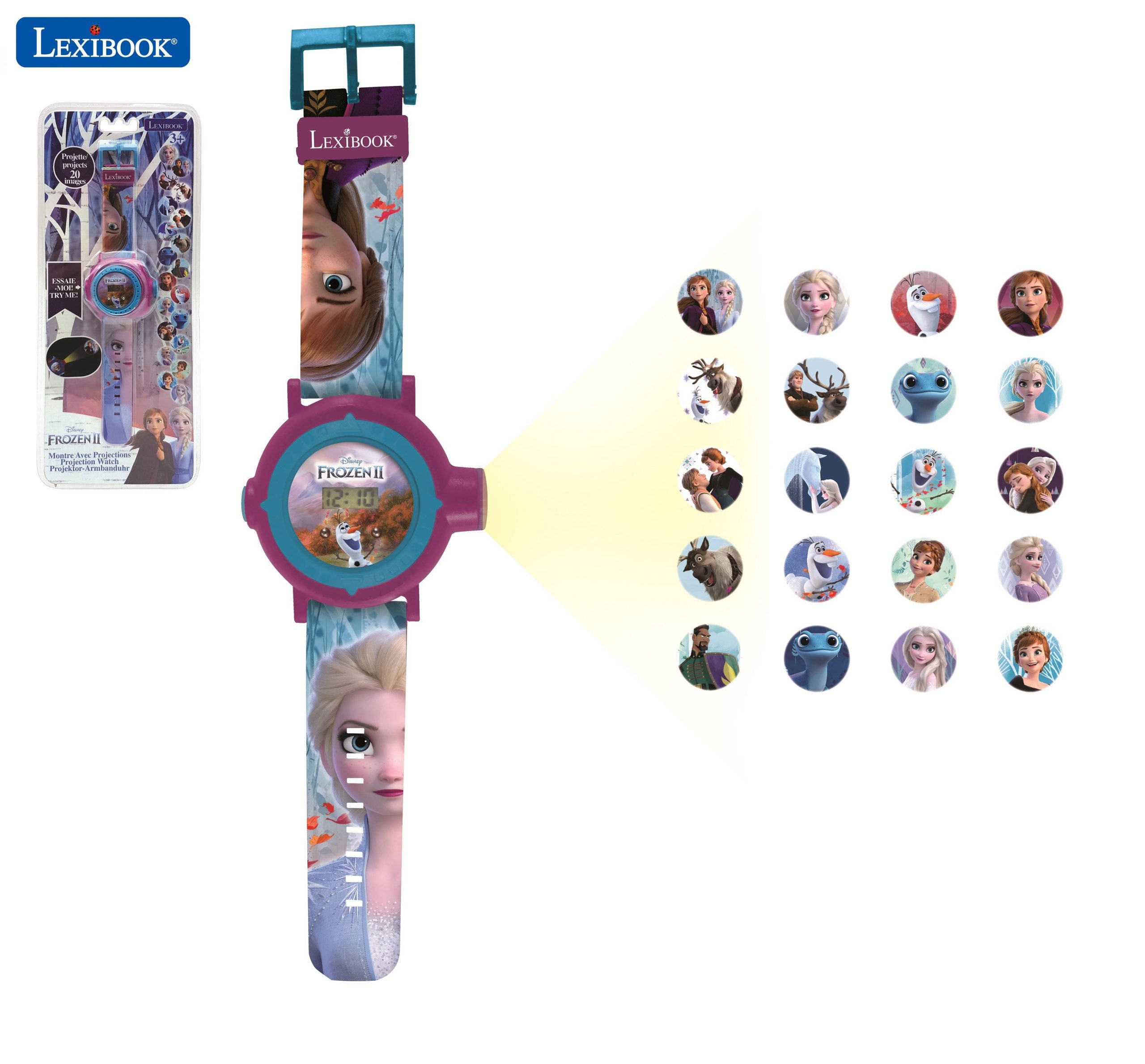 Lexibook - Disney Frozen - Digital Projection Watch (DMW050FZ)