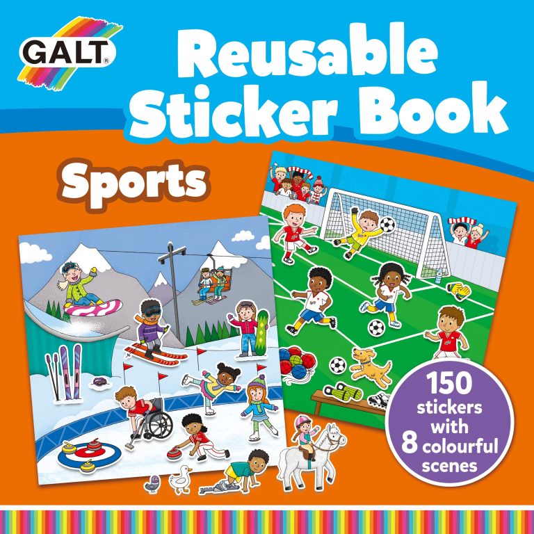 Galt – Reusable Sticker Book – Sports (31000151)