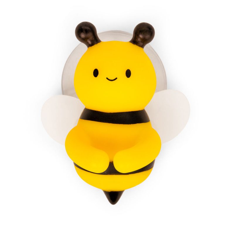 Kikkerland – Bumble Bee Toothbrush Holder – 5.5 cm x 6.75 cm x 3.25 cm