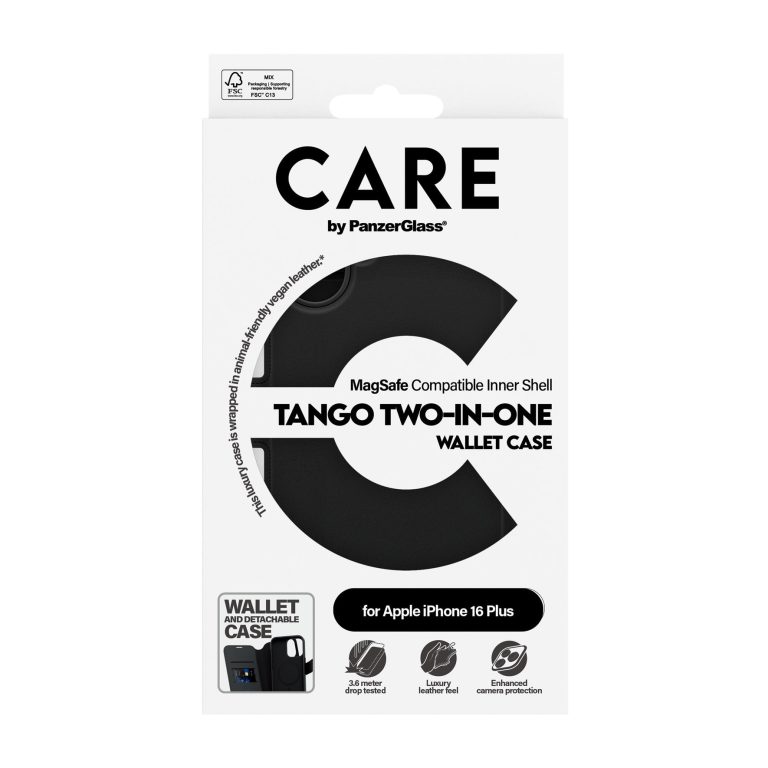 CARE by PanzerGlass – Case – Wallet – MagSafe – iPhone 16 Plus