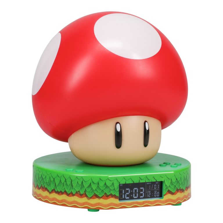 Paladone Super Mushroom Digital Alarm Clock
