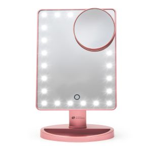 Rio MMSP-RG-EU/1,2 24 LED Touch Dimmable Makeup Mirror, Rose Gold