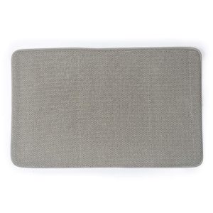 Beldray LA00000099NEU7 Anti-mould Memory Foam Bath Mat 50 x 80 cm, Grey