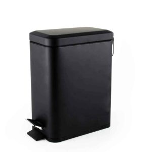 Beldray LA041173BLKPEU7  Slimline Pedal Bin 5 Litre, Black