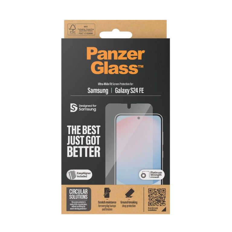 PanzerGlass – Screen Protector – Samsung Galaxy S24 FE – Ultra-Wide Fit