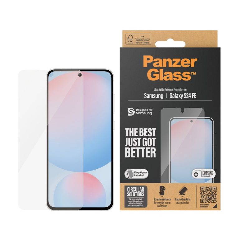 PanzerGlass – Screen Protector – Samsung Galaxy S24 FE – Ultra-Wide Fit