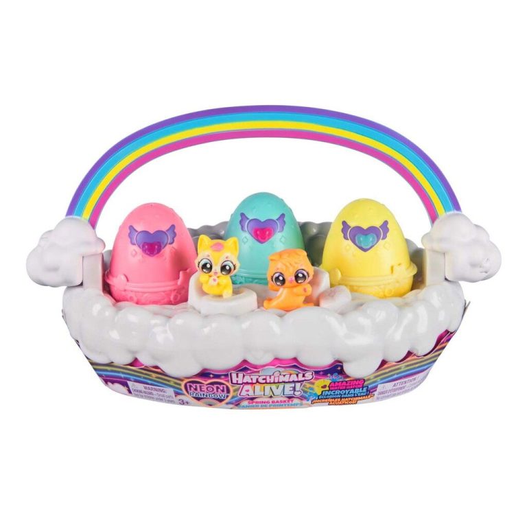 Hatchimals – Alive Neon Rainbow Basket – (6072741)