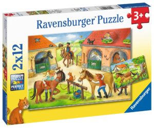 Ravensburger - Happy Days At The Stables 2x12p - 05178
