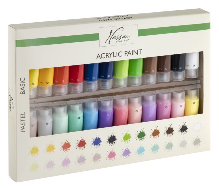 Nassau – Paint Set Acrylic 24 x 22 ml – (K-AR0737/GE)