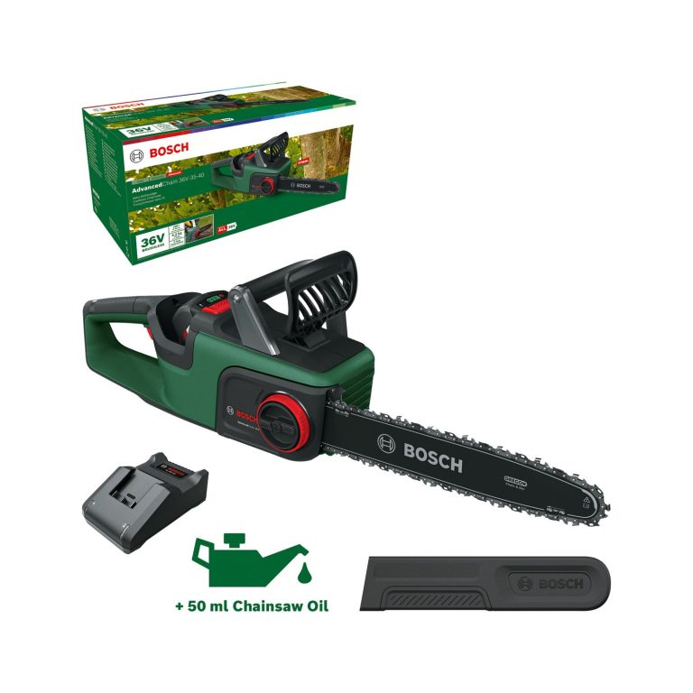 Bosch – Battery Chain ​​Saw ADV Chain ​​36V 35 40 2.0AH ( Battery & Charger Included )