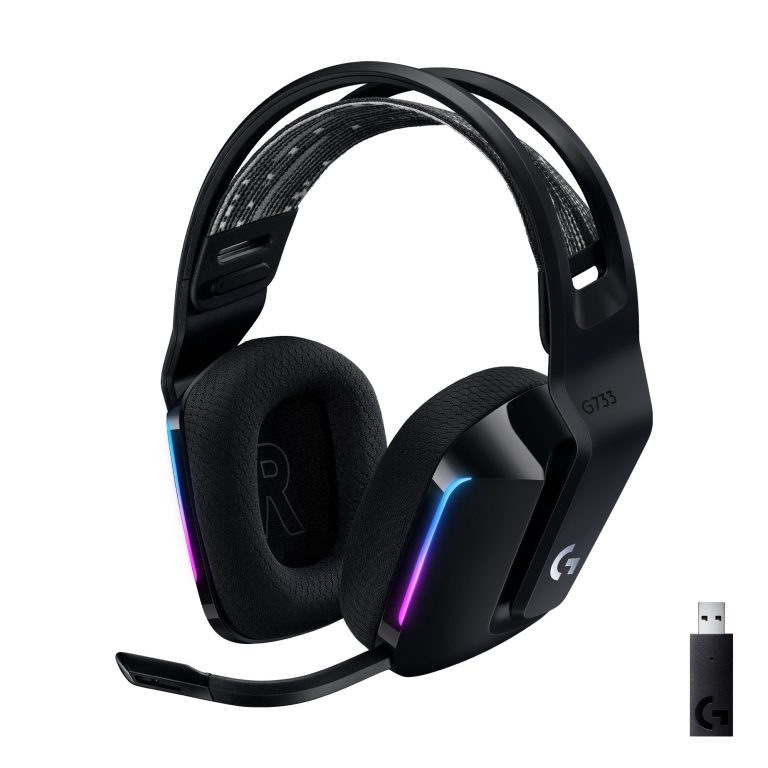 Logitech – G733 LIGHTSPEED Headset – BLACK – 2.4GHZ