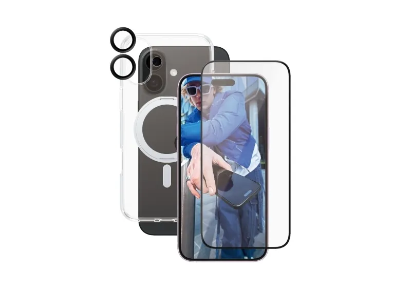 CARE by PanzerGlass - Feature 3-in-1 Ceramic Bundle - iPhone 16 Plus