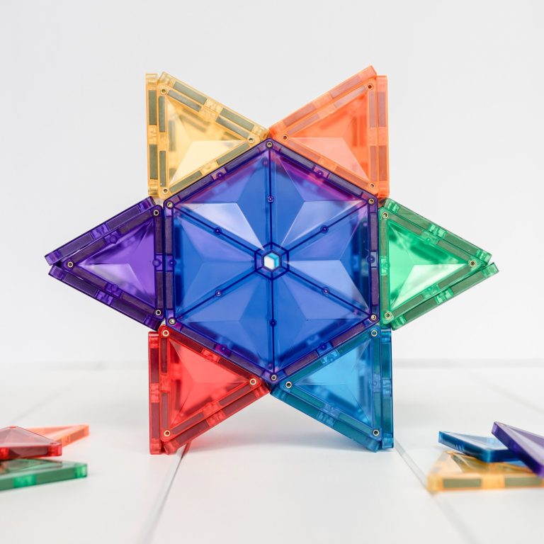 Connetix – Rainbow Geometry Pack 30 Pieces – (CT-R-00030-GE)