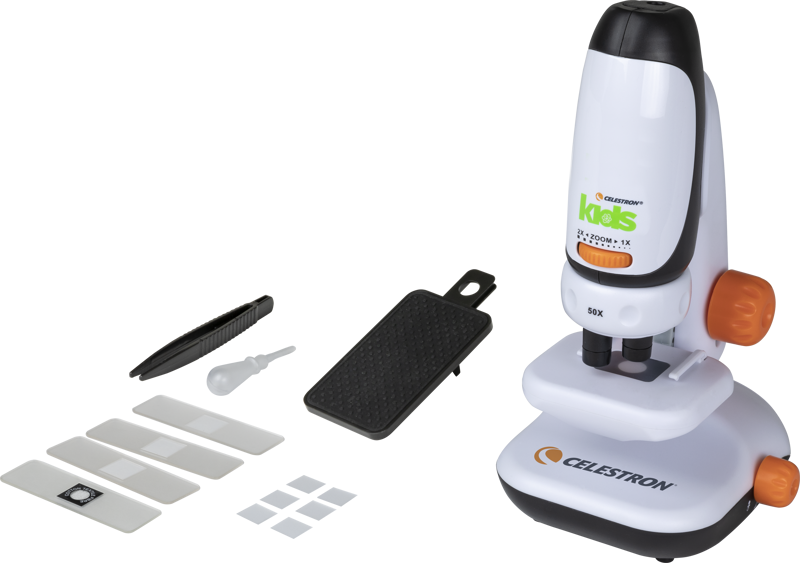 Celestron - Kids Microscope with Phone Adapter