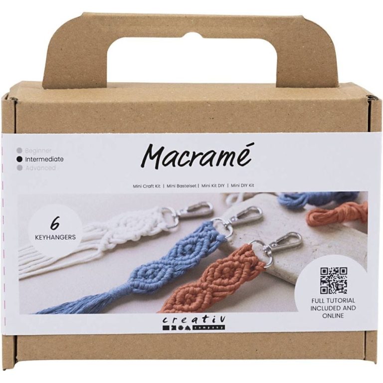 DIY Kit – Macramé – Key ring (977554)