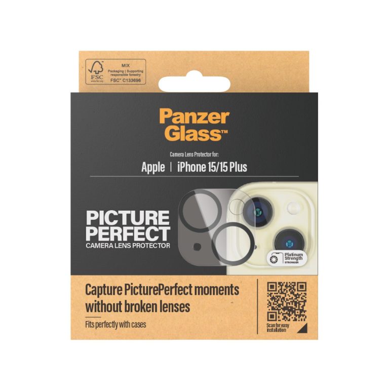 PanzerGlass – PicturePerfect Camera lens Protector iPhone 15 – 15 Plus
