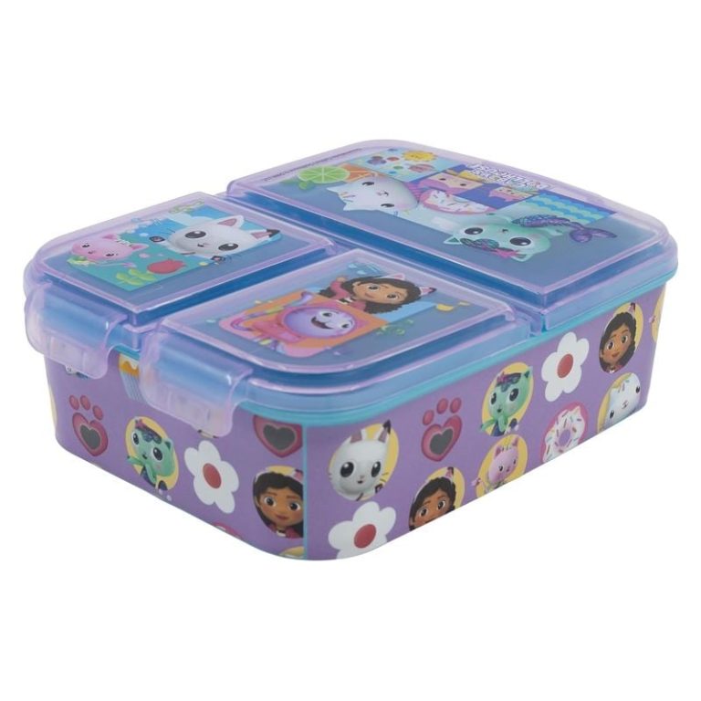 Stor – Multi Compartment Sandwich Box – Gabby’s Dollhouse (088808735-21220)