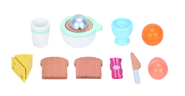 Small Wood – Breakfast Play Set with Juicer (L40295)