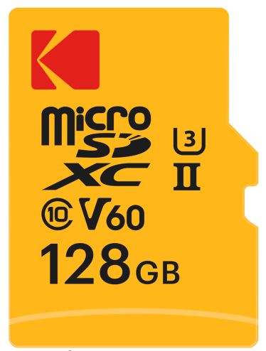 Kodak mSD 128GB UHS-II U3 A1 V60 Ultra Pro EKMSDM128GUHS2V1K