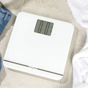 Salter 9075 WFEU12 Max Electronic Bathroom Scale, White