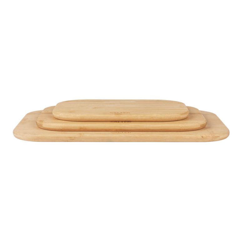Salter BW14107 Simple Prep Bamboo Chopping Board Set