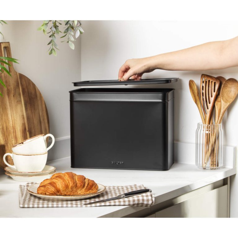 Salter BW14371 Alchemy Bread Bin, Black