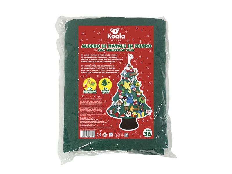 Koala Games G2602 Cristmas Felt Tree