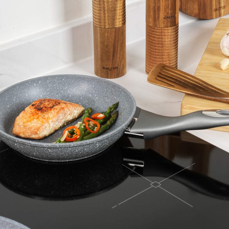Salter BW02762G2MOR Marblestone 20 cm Fry Pan, Grey