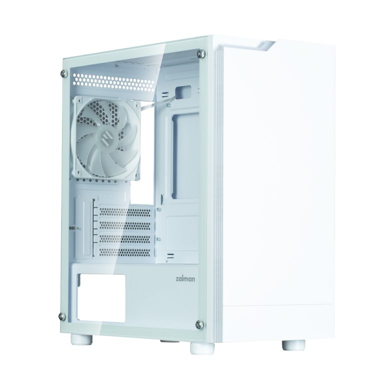 Zalman T4 Plus White  Mini Tower Case, 120mm ARGB Fan x1