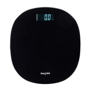 Salter SA00709BFEU12 Round Electronic Scale, Black