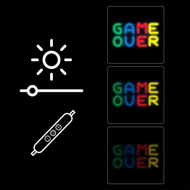 Manta SNL102MT Style Neon Lights GAME  OVER