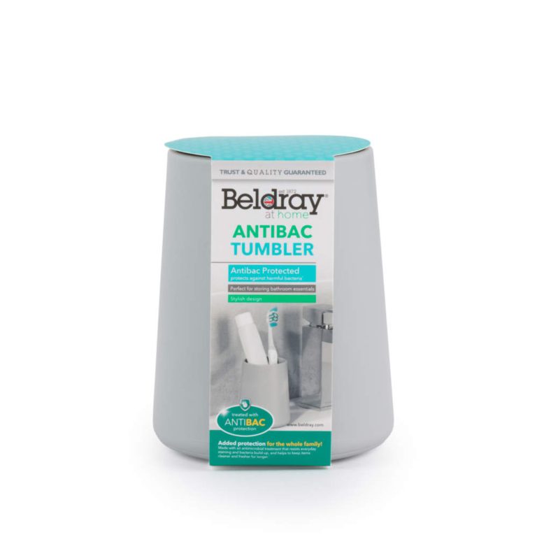 Beldray LA033347UFFAS Antibac Storage Tumbler – Grey